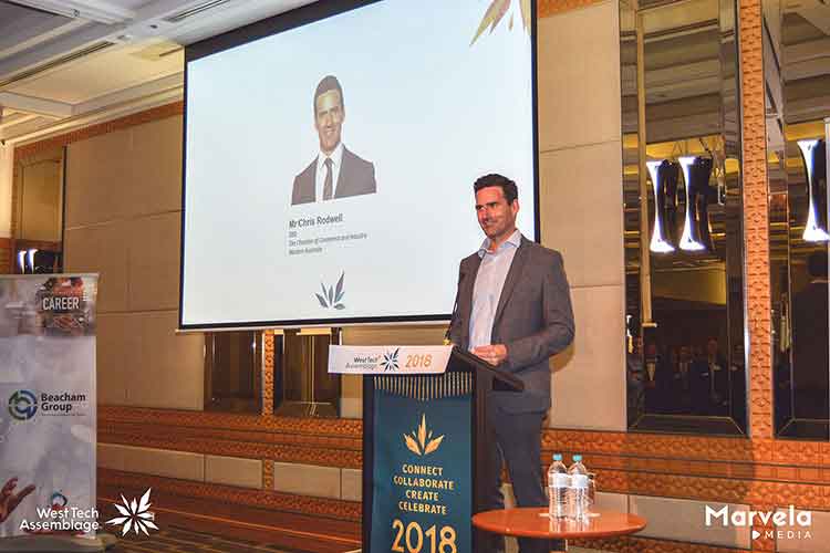 West-Tech-Assemblage-2018-23 Chris Rodwell speaking at WTA 2018